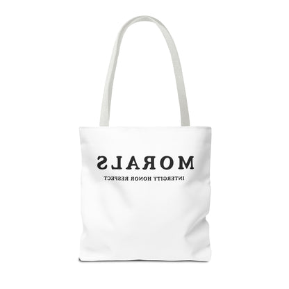 Morals Tote Bag - Integrity, Honor, Respect | Reusable Shopping Bag | Eco-Friendly Gift | Stylish Beach Bag | Thoughtful Present | [...]