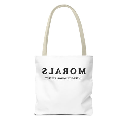 Morals Tote Bag - Integrity, Honor, Respect | Reusable Shopping Bag | Eco-Friendly Gift | Stylish Beach Bag | Thoughtful Present | [...]