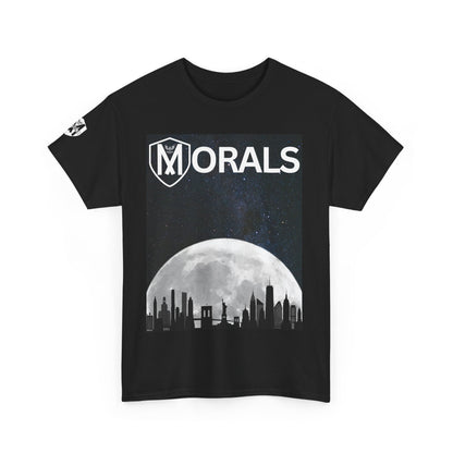 Morals NYC Skyline on the moon