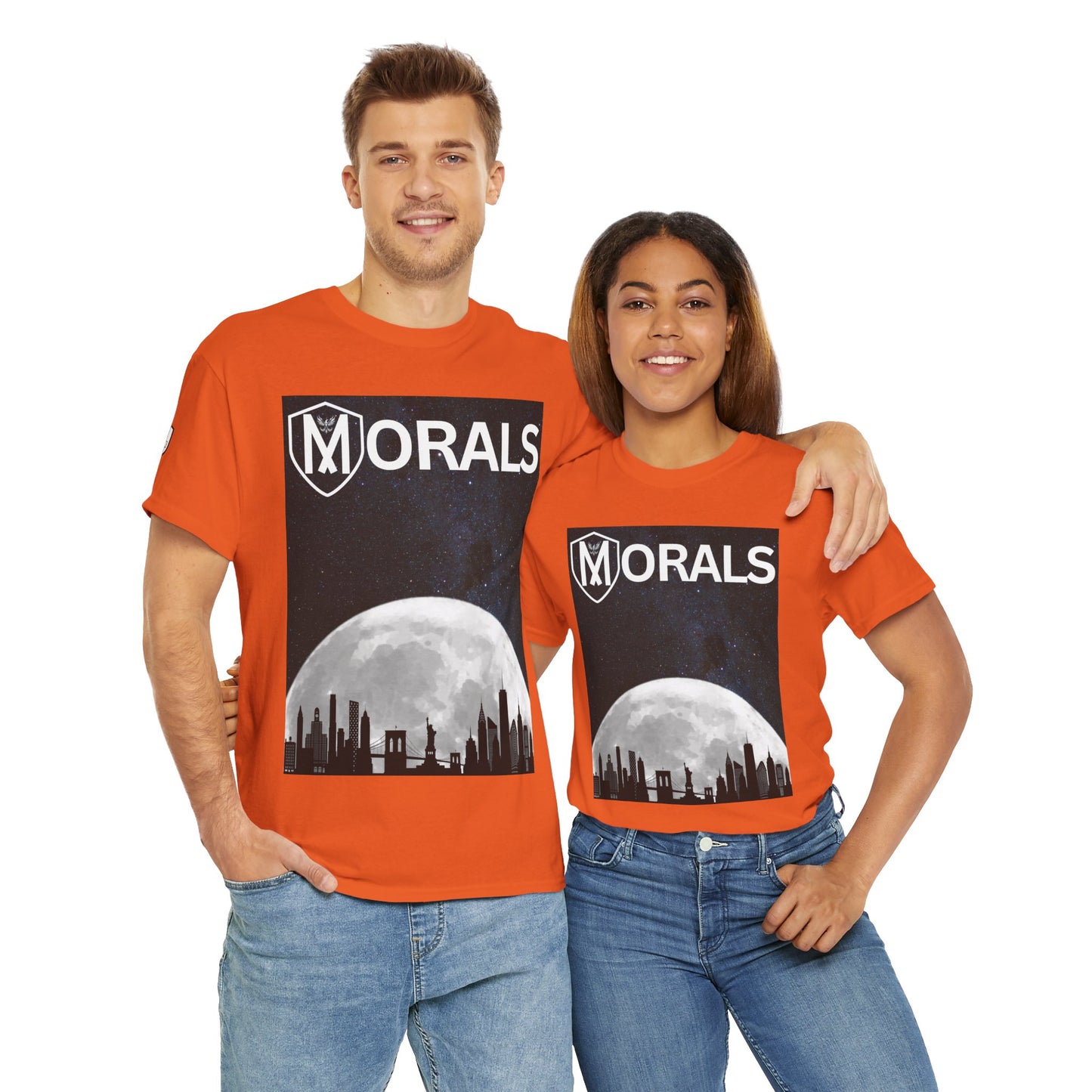 Morals NYC Skyline on the moon