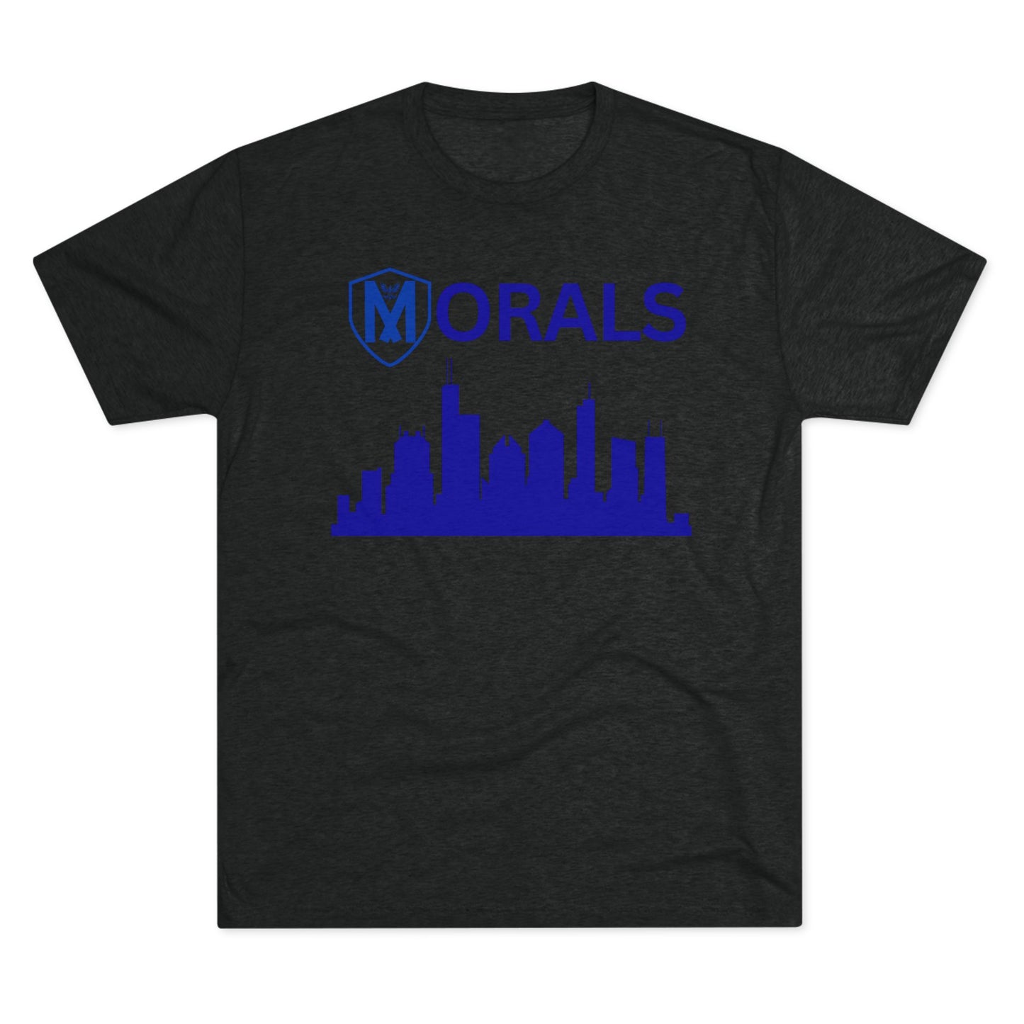 Chicago City Skyline Morals Tri-Blend T-Shirt