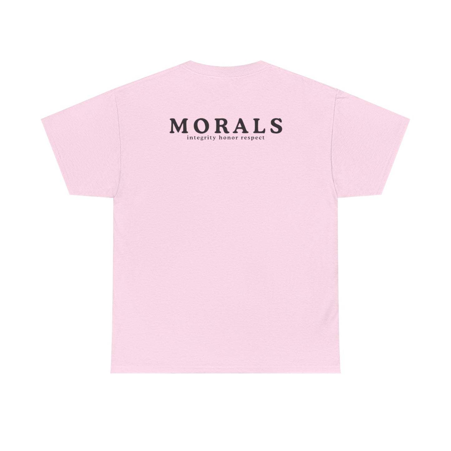 Morals integrity honor and respect Unisex Heavy Cotton Tee