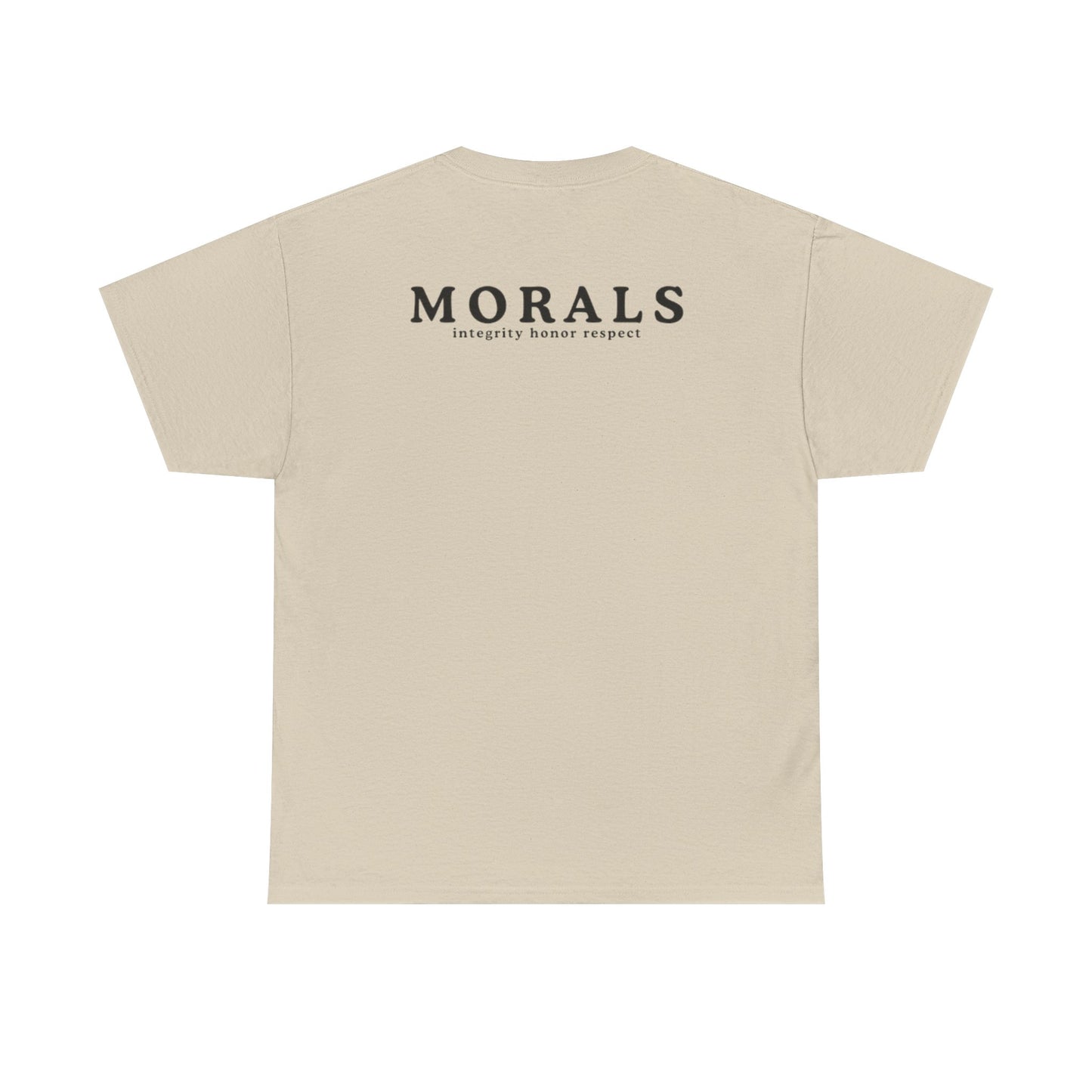 Morals integrity honor and respect Unisex Heavy Cotton Tee