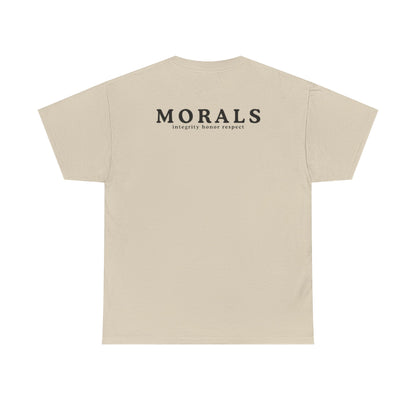 Morals integrity honor and respect Unisex Heavy Cotton Tee