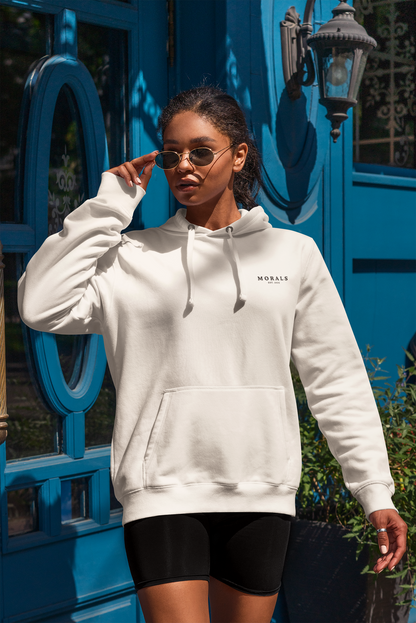 Morals Three-Panel Fleece Hoodie