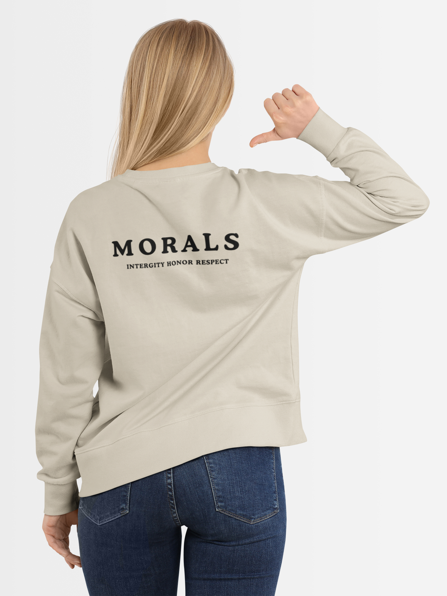 Moral Integrity Crewneck Sweatshirt
