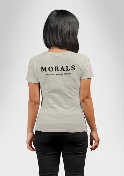 Morals integrity honor and respect Unisex Heavy Cotton Tee
