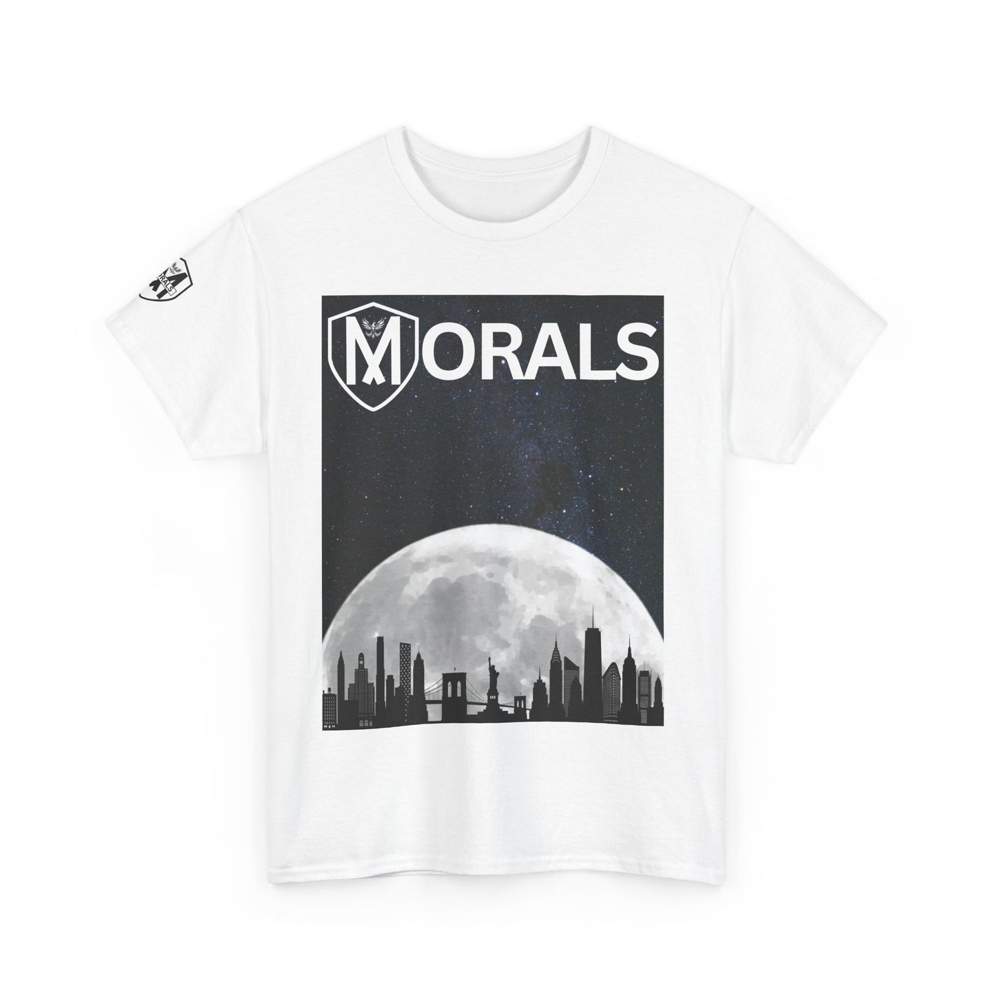 Morals NYC Skyline on the moon