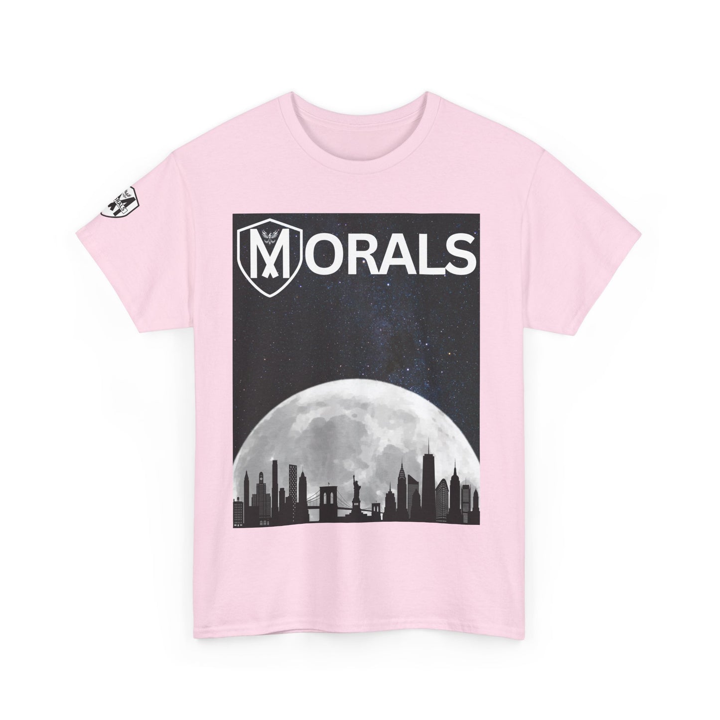 Morals NYC Skyline on the moon