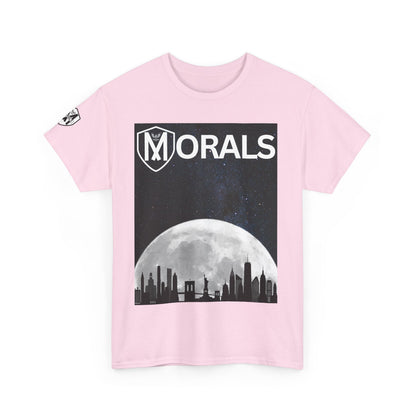 Morals NYC Skyline on the moon