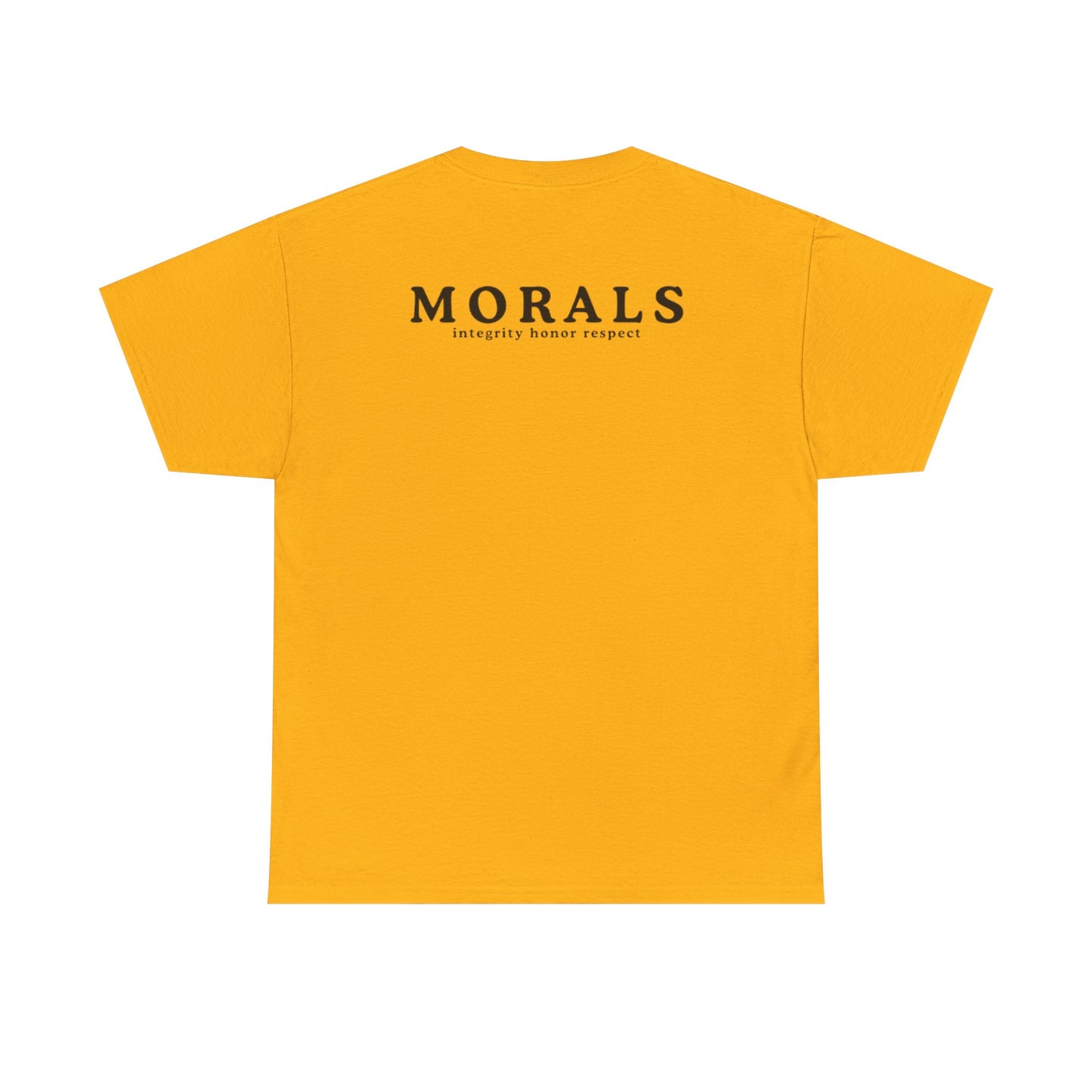 Morals integrity honor and respect Unisex Heavy Cotton Tee