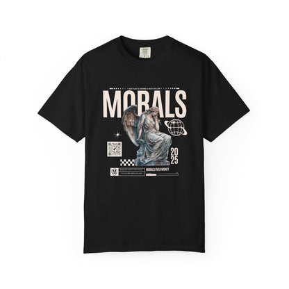 Garment-Dyed T-shirt - MORALS Print