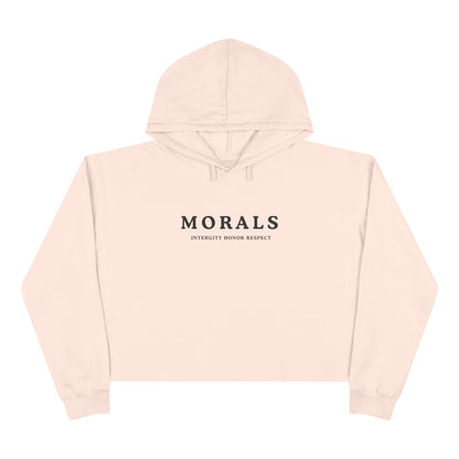 MORALS IHR  Crop Hoodie