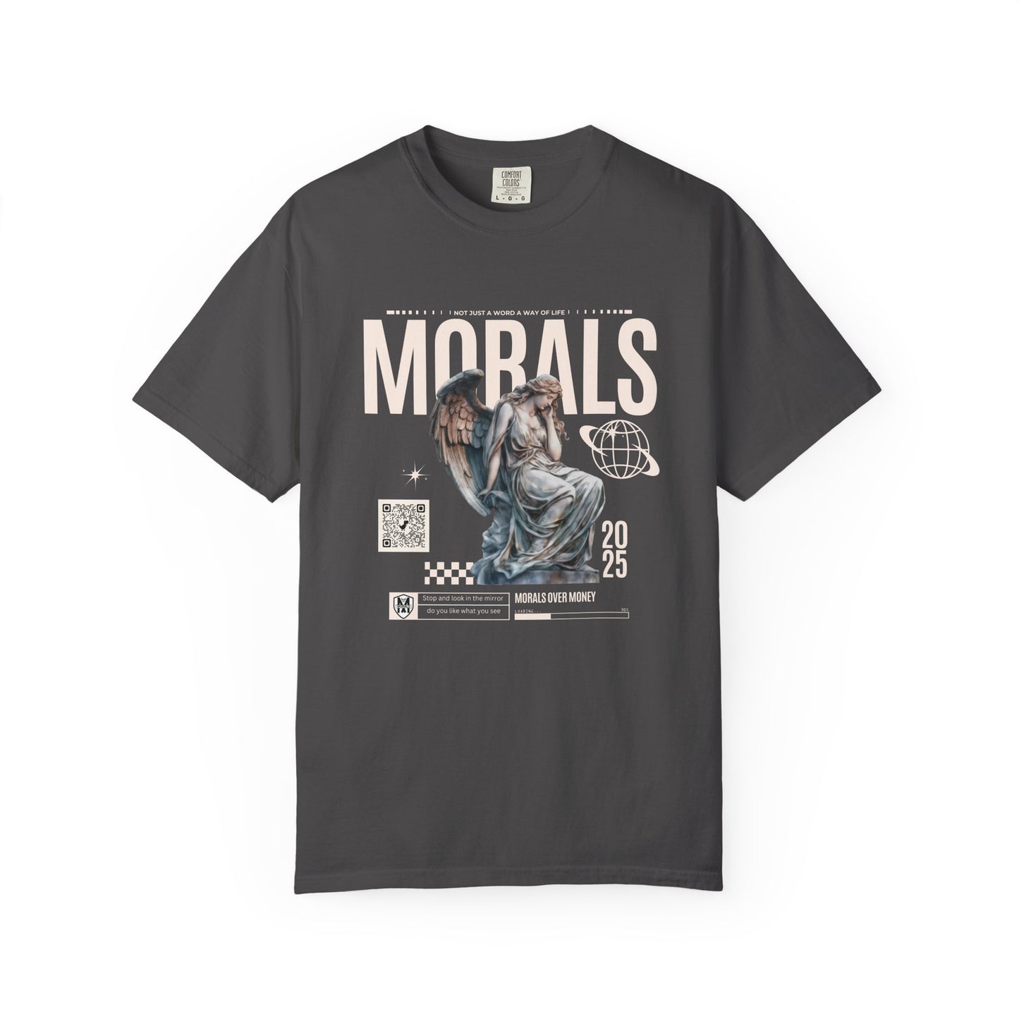 Garment-Dyed T-shirt - MORALS Print