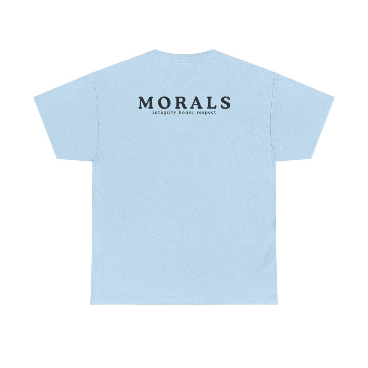 Morals integrity honor and respect Unisex Heavy Cotton Tee