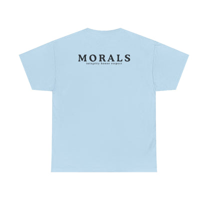 Morals integrity honor and respect Unisex Heavy Cotton Tee