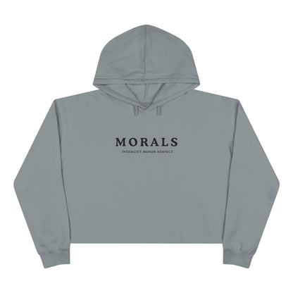 MORALS IHR  Crop Hoodie