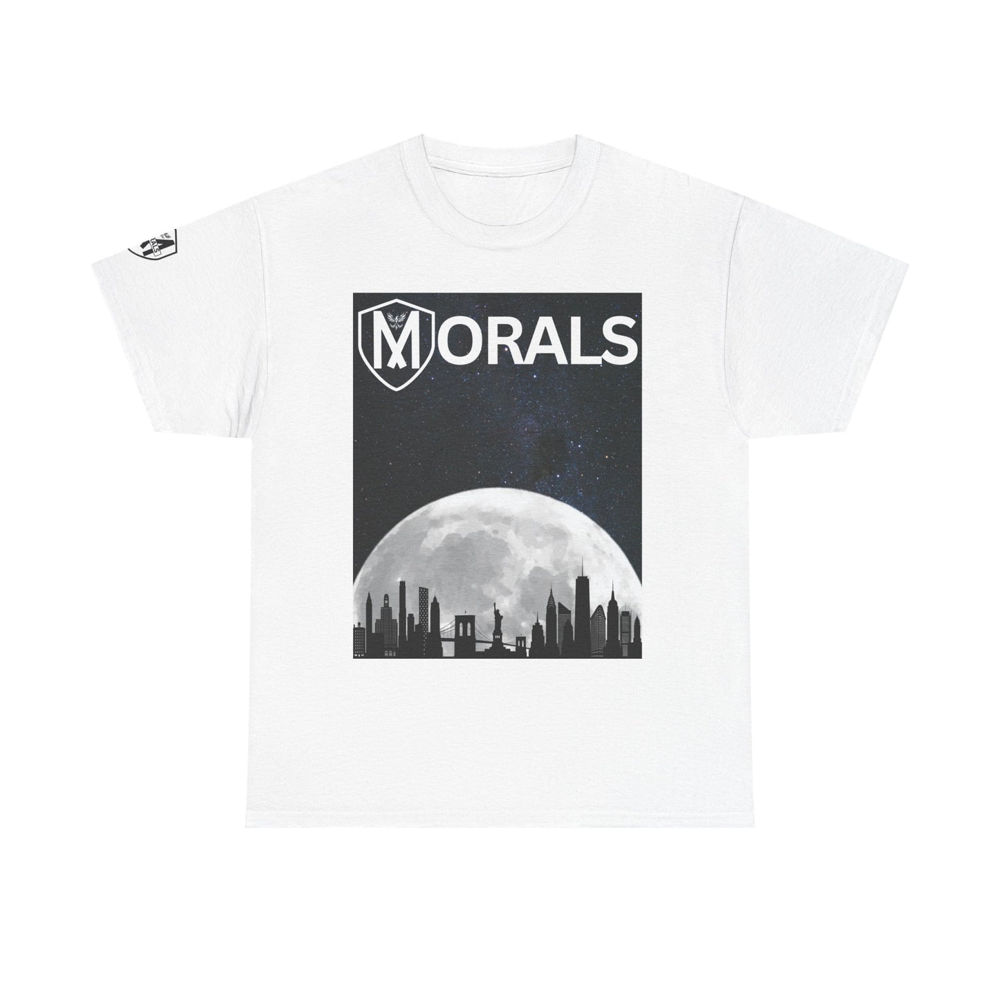 Morals NYC Skyline on the moon
