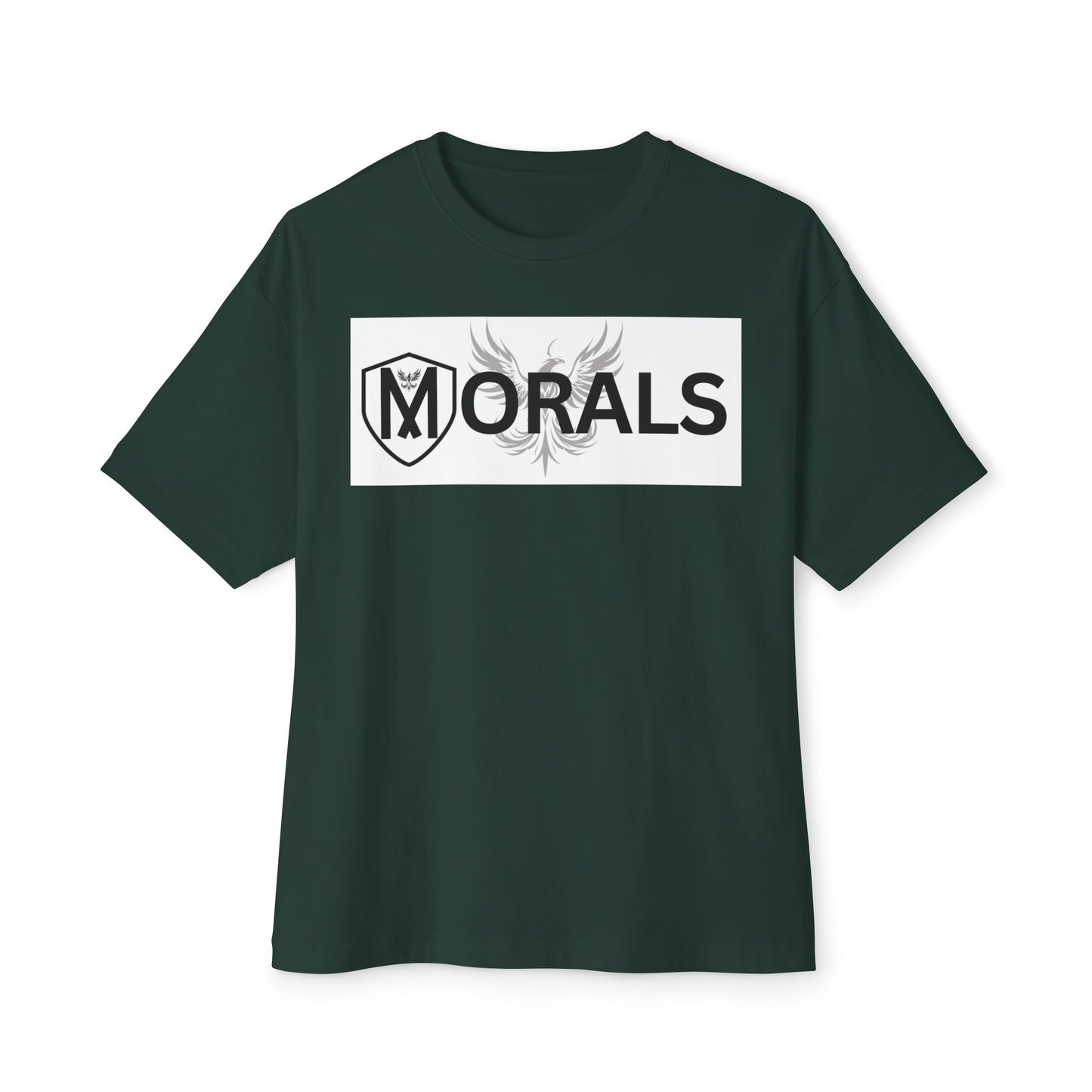 MORALS BOX LOGO Oversized Boxy T-Shirt
