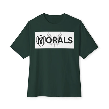 MORALS BOX LOGO Oversized Boxy T-Shirt