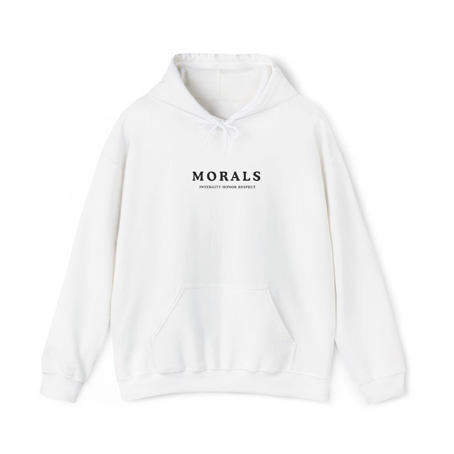 Moral Integrity honor and respect Hoodie