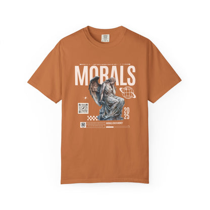 Garment-Dyed T-shirt - MORALS Print
