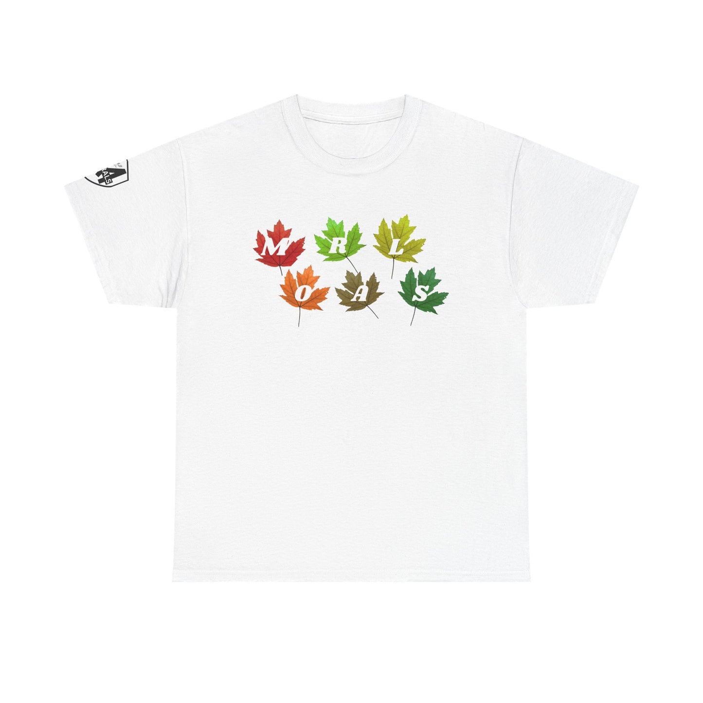Morals Autumn Leaves  Cotton T-Shirt