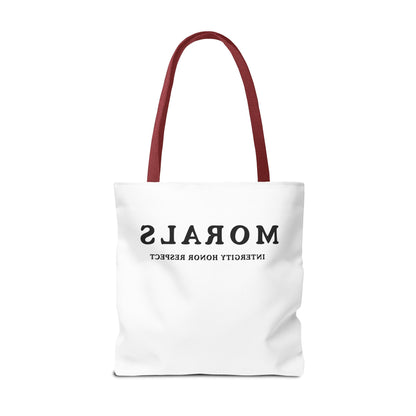 Morals Tote Bag - Integrity, Honor, Respect | Reusable Shopping Bag | Eco-Friendly Gift | Stylish Beach Bag | Thoughtful Present | [...]