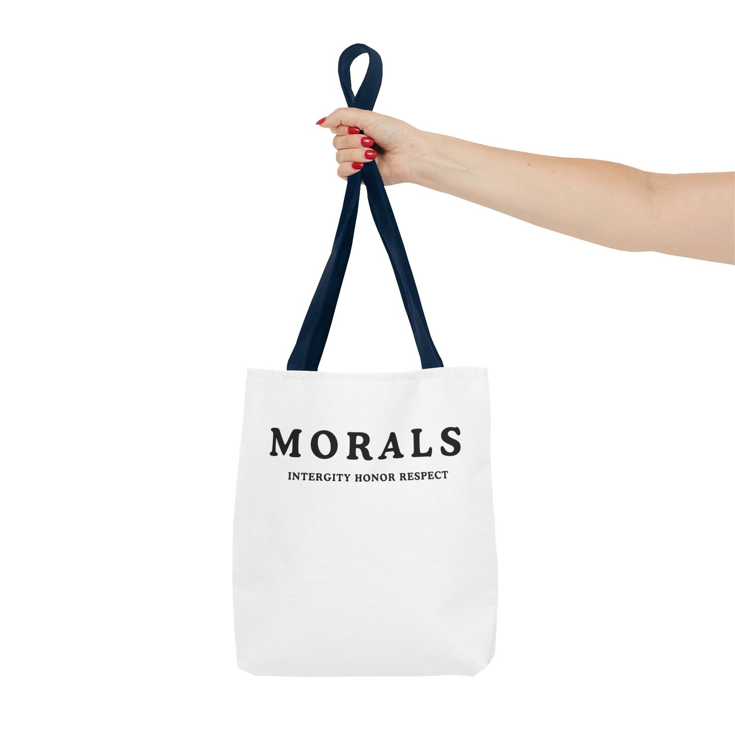 Morals Tote Bag - Integrity, Honor, Respect | Reusable Shopping Bag | Eco-Friendly Gift | Stylish Beach Bag | Thoughtful Present | [...]