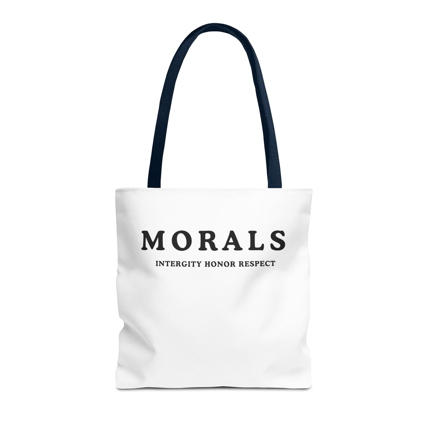 Morals Tote Bag - Integrity, Honor, Respect | Reusable Shopping Bag | Eco-Friendly Gift | Stylish Beach Bag | Thoughtful Present | [...]