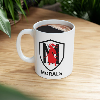 MORALS  Ceramic Mug, Coffee Cup Gift
