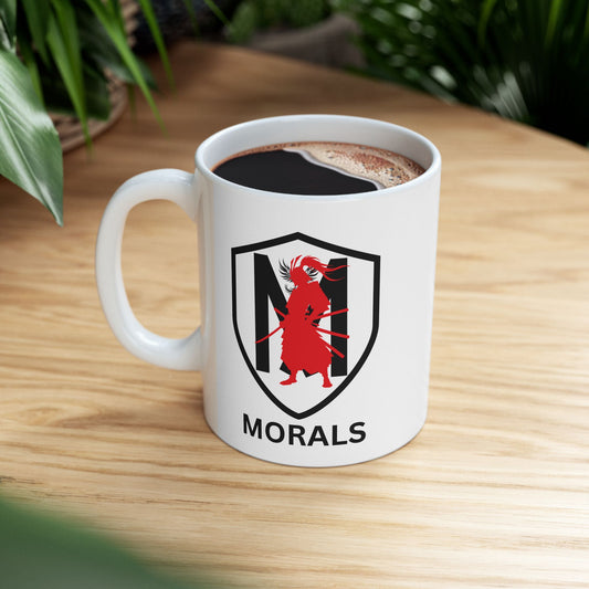 MORALS  Ceramic Mug, Coffee Cup Gift