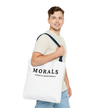 Morals Tote Bag - Integrity, Honor, Respect | Reusable Shopping Bag | Eco-Friendly Gift | Stylish Beach Bag | Thoughtful Present | [...]