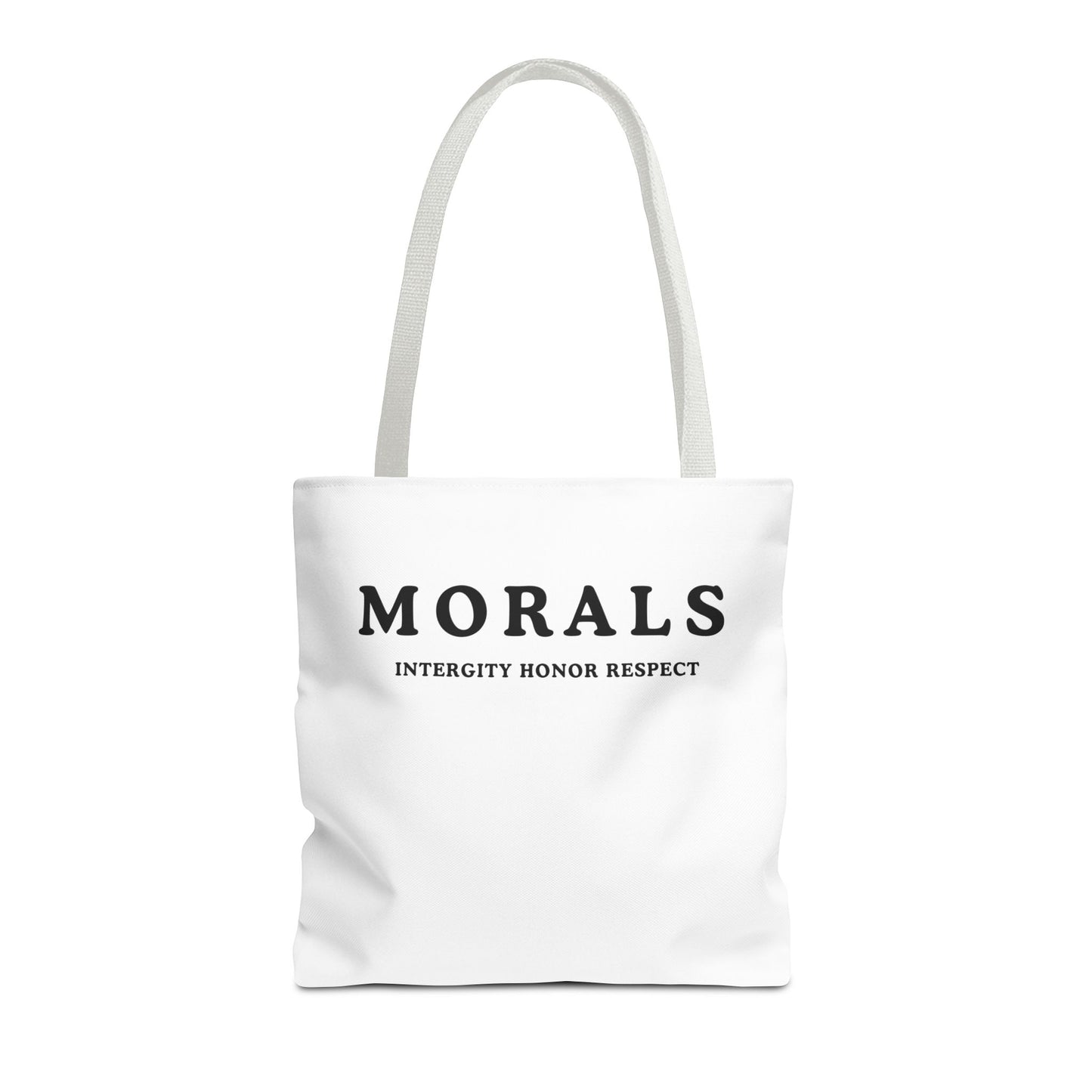 Morals Tote Bag - Integrity, Honor, Respect | Reusable Shopping Bag | Eco-Friendly Gift | Stylish Beach Bag | Thoughtful Present | [...]