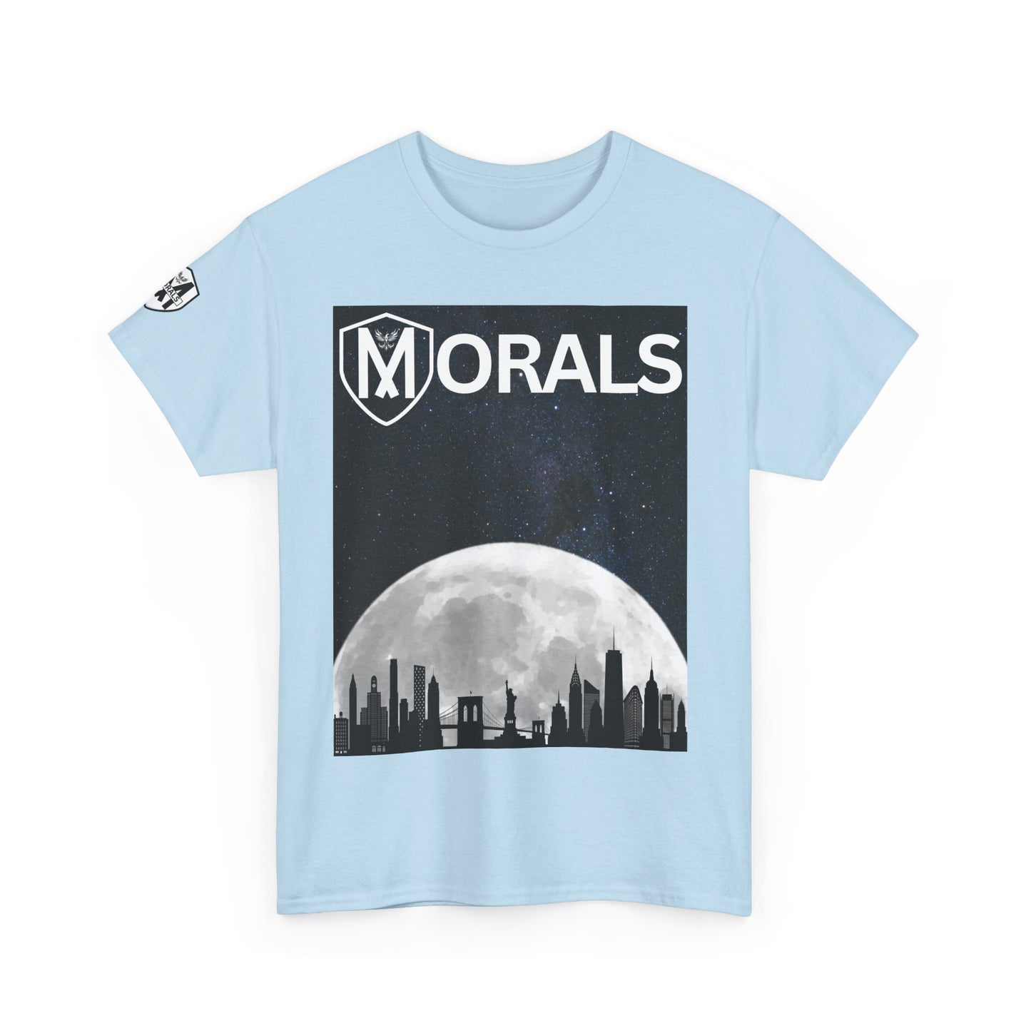 Morals NYC Skyline on the moon