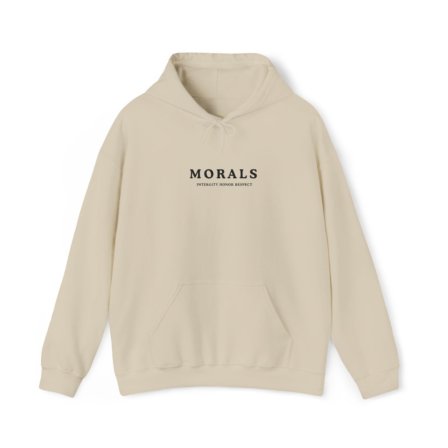 Moral Integrity honor and respect Hoodie