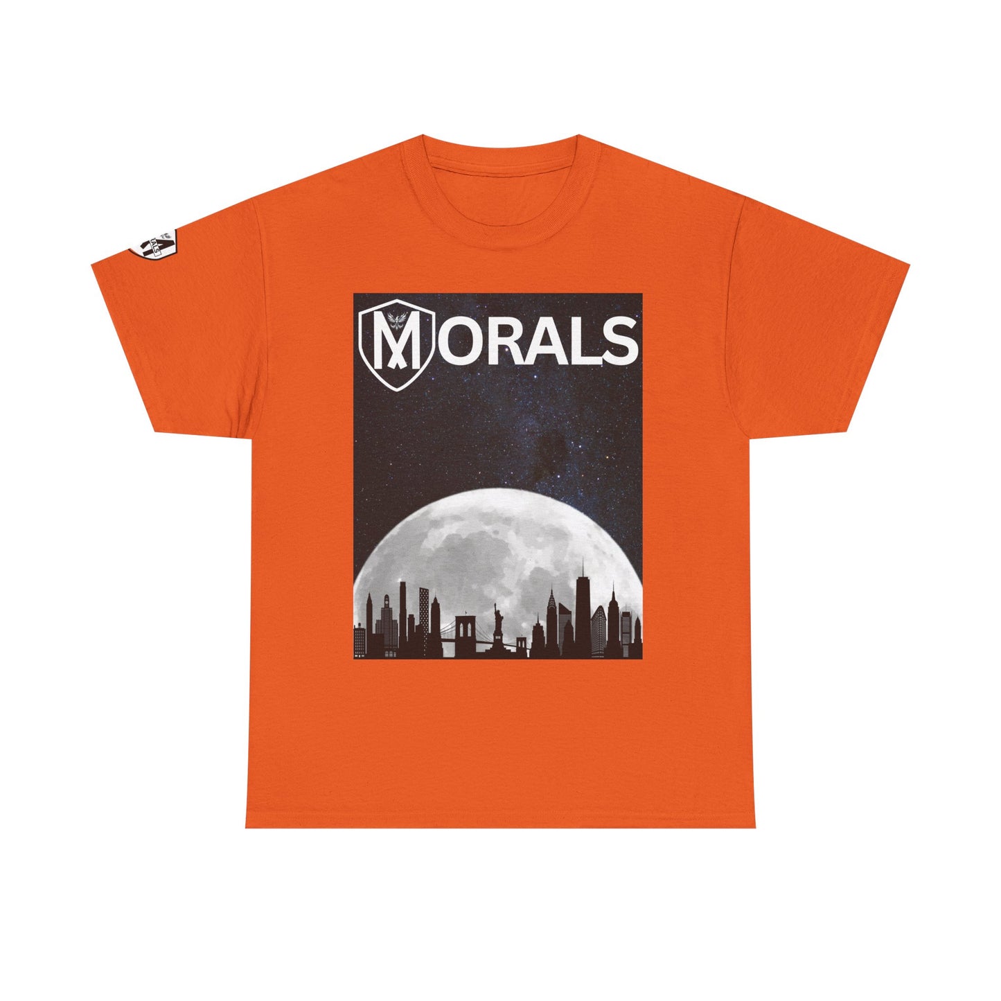 Morals NYC Skyline on the moon