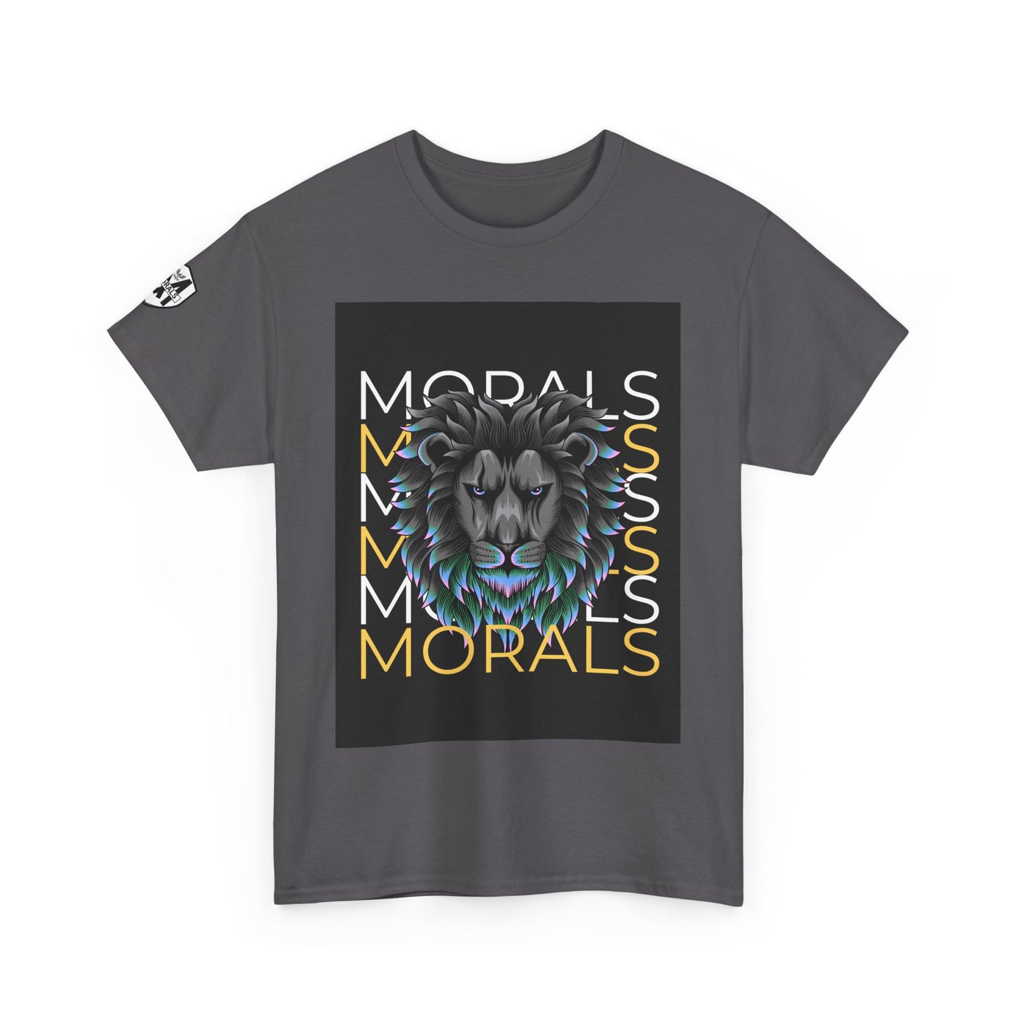 Morals Lion Graphic T-Shirt