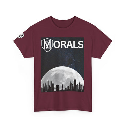 Morals NYC Skyline on the moon