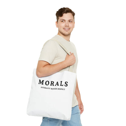 Morals Tote Bag - Integrity, Honor, Respect | Reusable Shopping Bag | Eco-Friendly Gift | Stylish Beach Bag | Thoughtful Present | [...]
