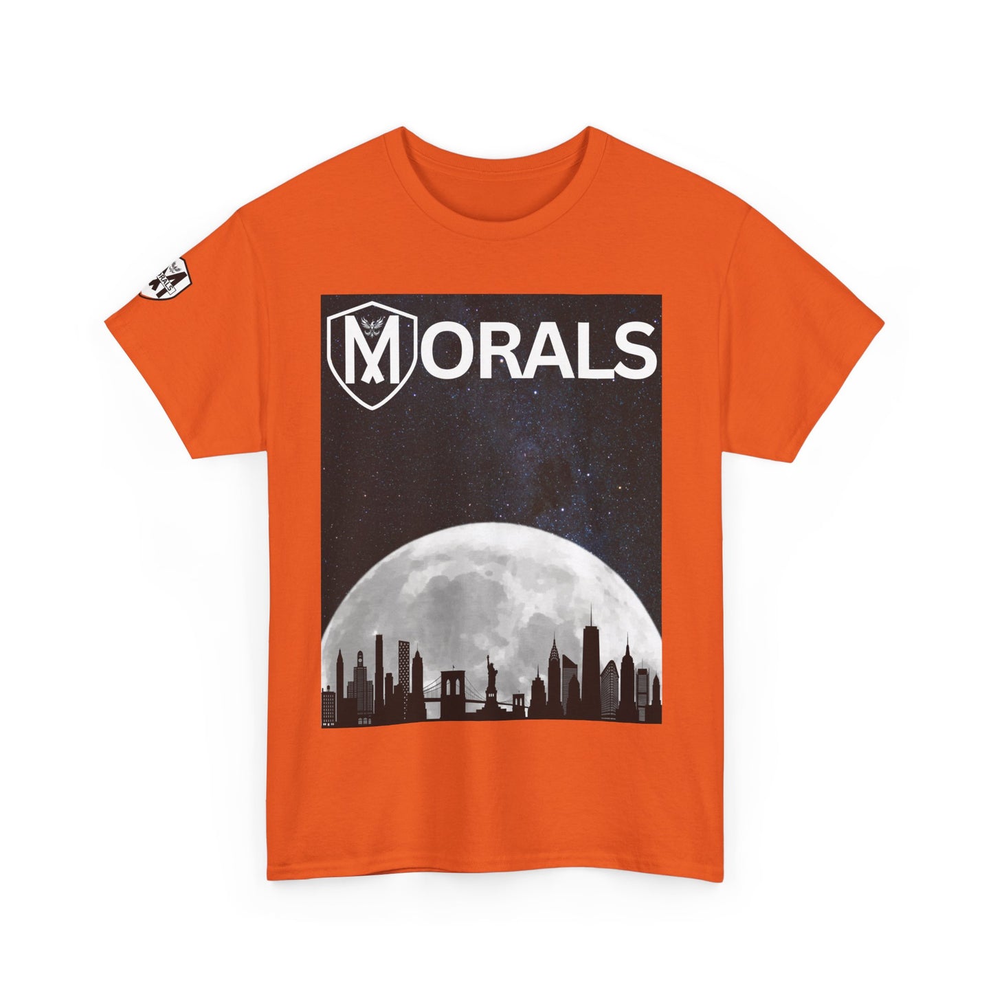 Morals NYC Skyline on the moon