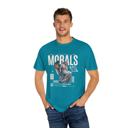Garment-Dyed T-shirt - MORALS Print