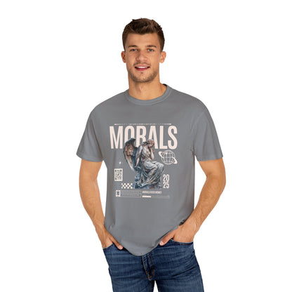 Garment-Dyed T-shirt - MORALS Print