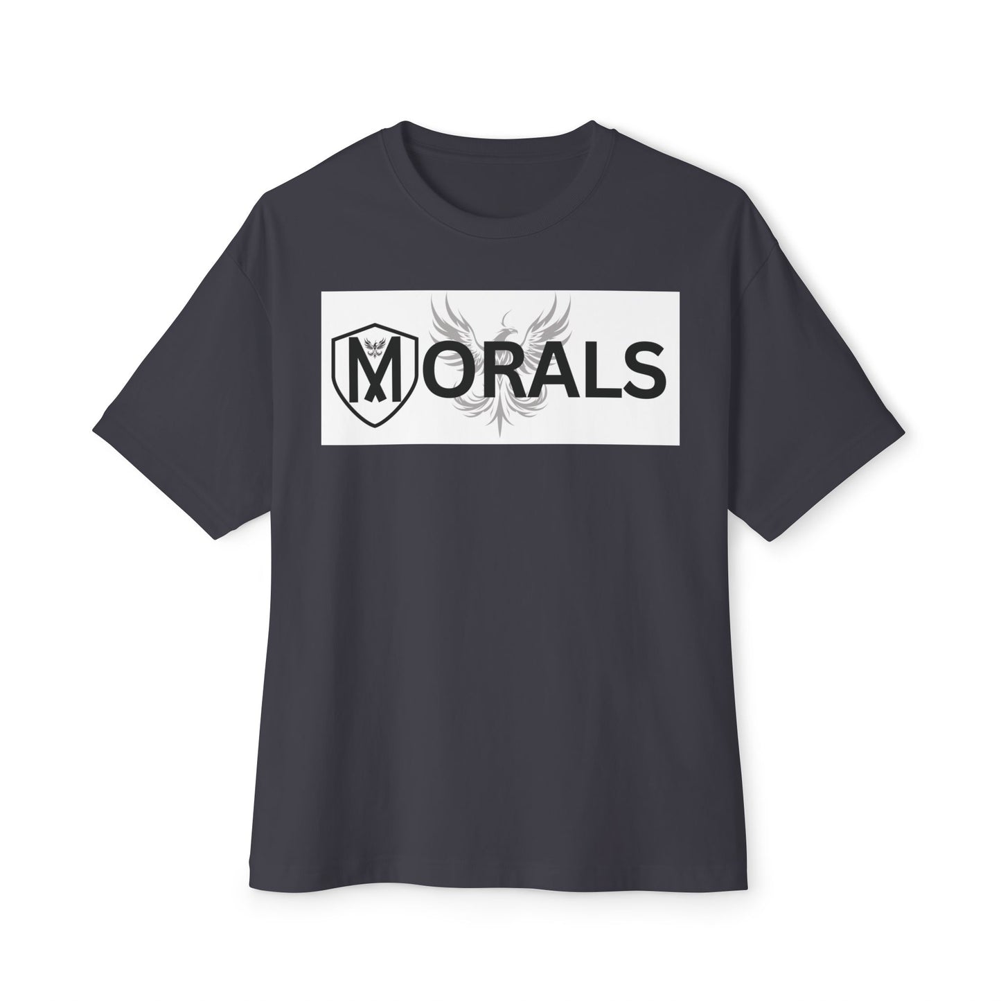 MORALS BOX LOGO Oversized Boxy T-Shirt