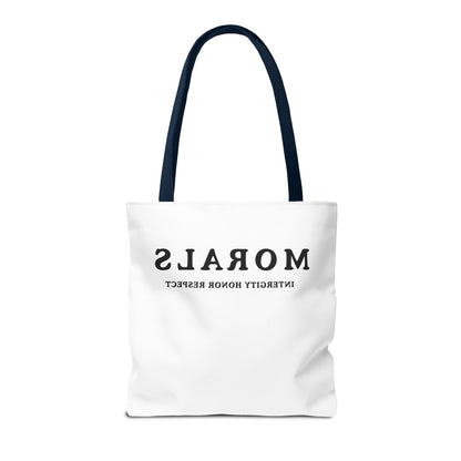 Morals Tote Bag - Integrity, Honor, Respect | Reusable Shopping Bag | Eco-Friendly Gift | Stylish Beach Bag | Thoughtful Present | [...]