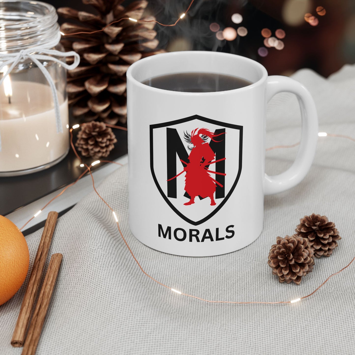 MORALS  Ceramic Mug, Coffee Cup Gift