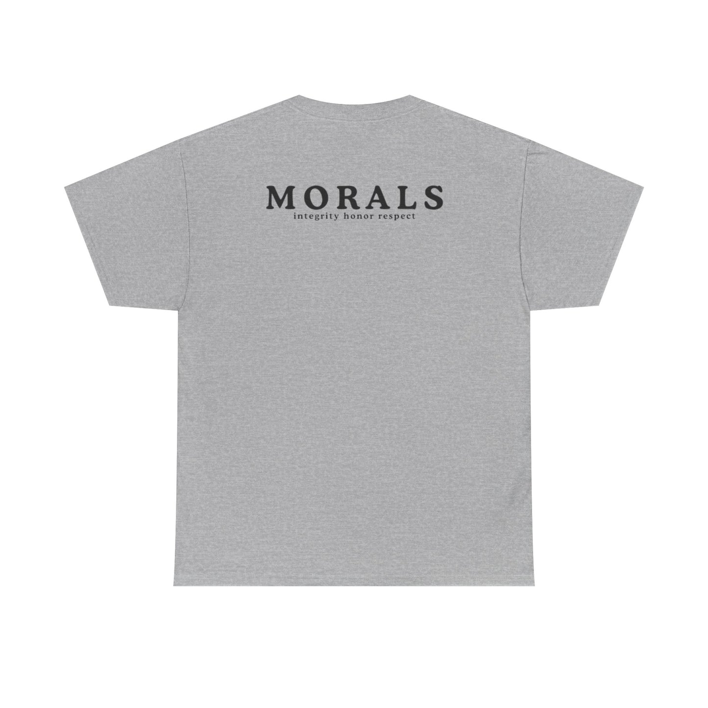 Morals integrity honor and respect Unisex Heavy Cotton Tee