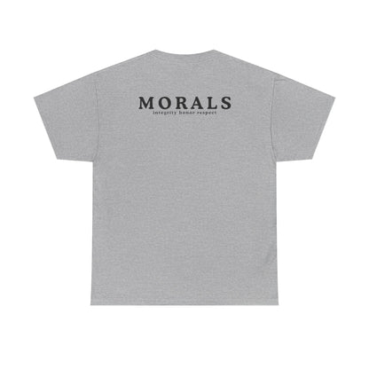 Morals integrity honor and respect Unisex Heavy Cotton Tee