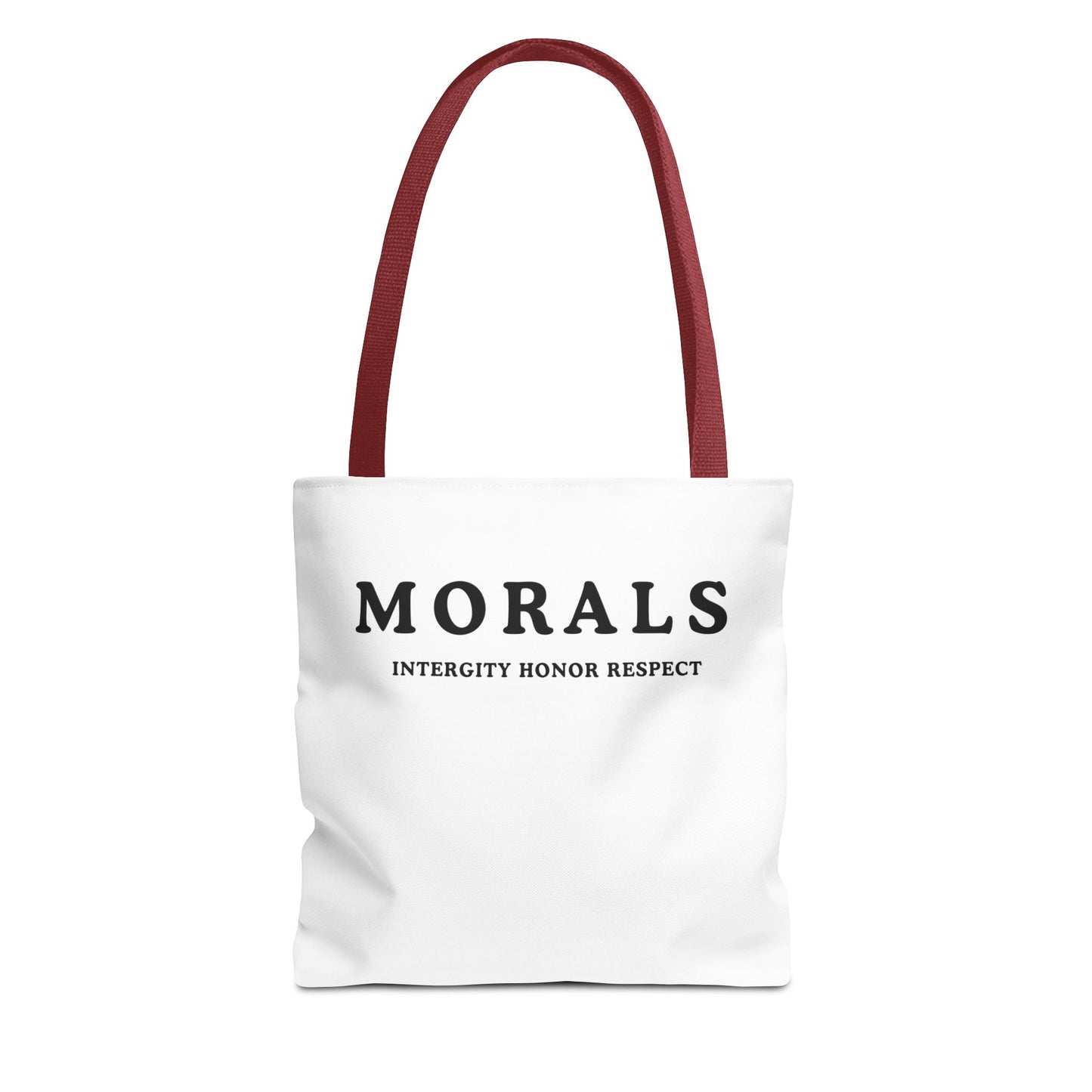 Morals Tote Bag - Integrity, Honor, Respect | Reusable Shopping Bag | Eco-Friendly Gift | Stylish Beach Bag | Thoughtful Present | [...]