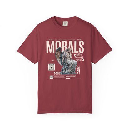 Garment-Dyed T-shirt - MORALS Print